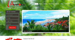 Desktop Screenshot of amreenholidays.com